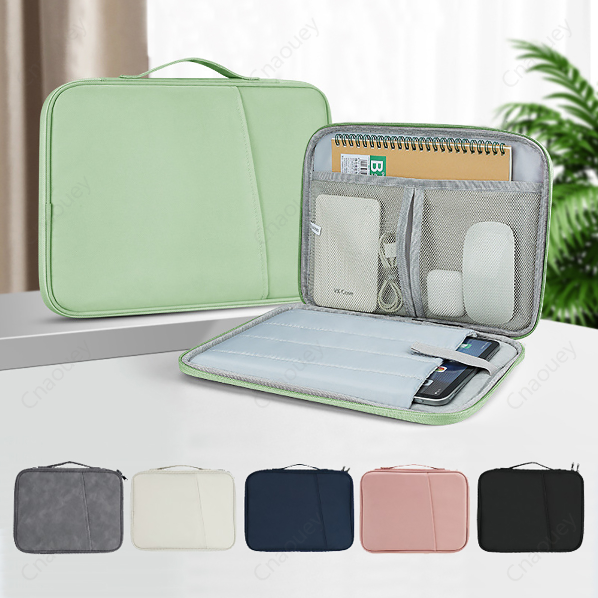 Laptop Accessories Pouch - Laptop Sleeve Handbag Case for Macbook