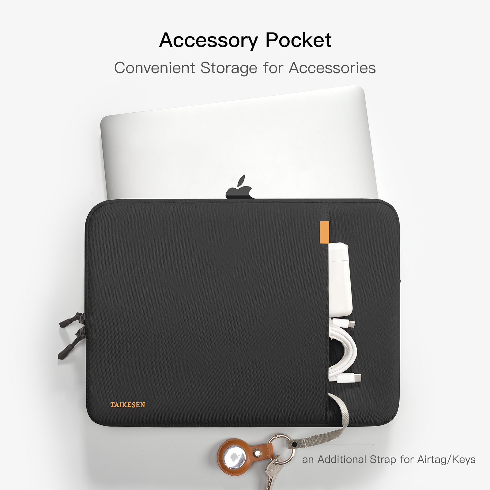 Laptop Accessories Pouch - Laptop Sleeve Cases Bag 13 14