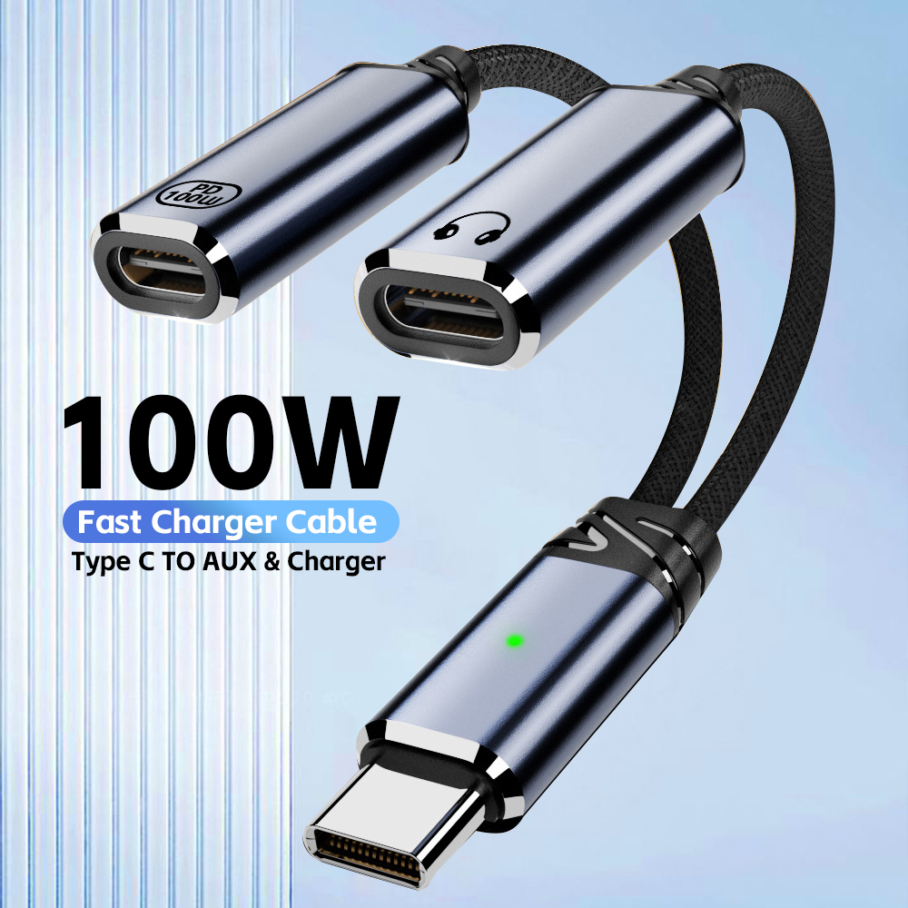 USB C Splitter 2 in 1 Headphon - Laptop Accessories And Gadgets recension och pris
