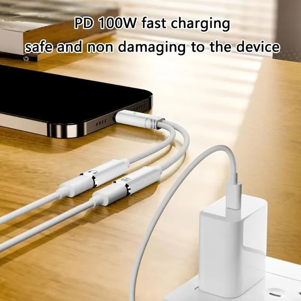 USB C Splitter 2 in 1 Headphon - Laptop Accessories And Gadgets recension och pris