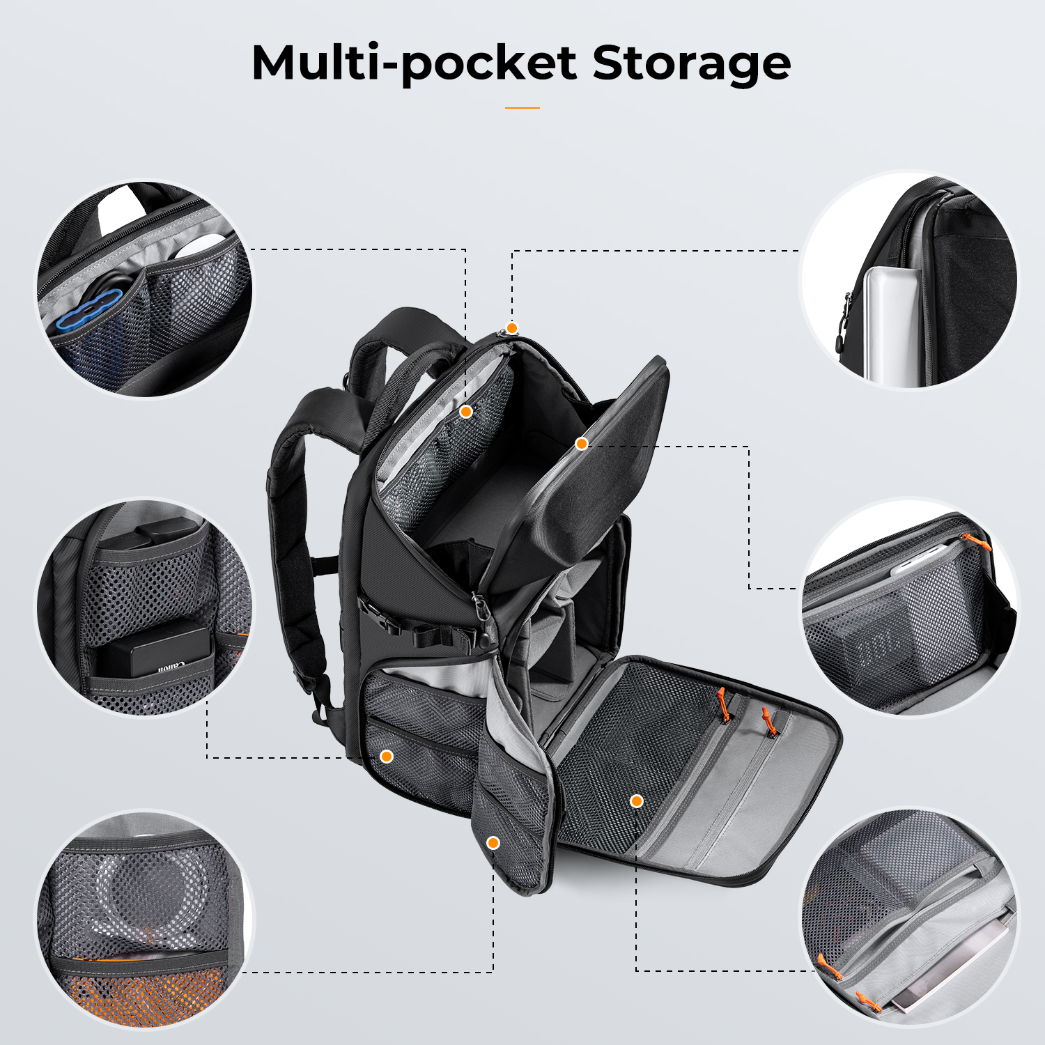 K&F CONCEPT 20L Camera Backpac - Laptop Bag Waterproof recension och pris