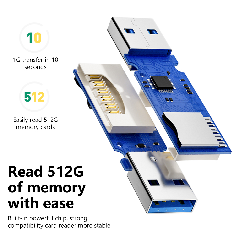 2 In 1 USB 3.0 Card Reader Por - Laptop Accessories And Gadgets recension och pris