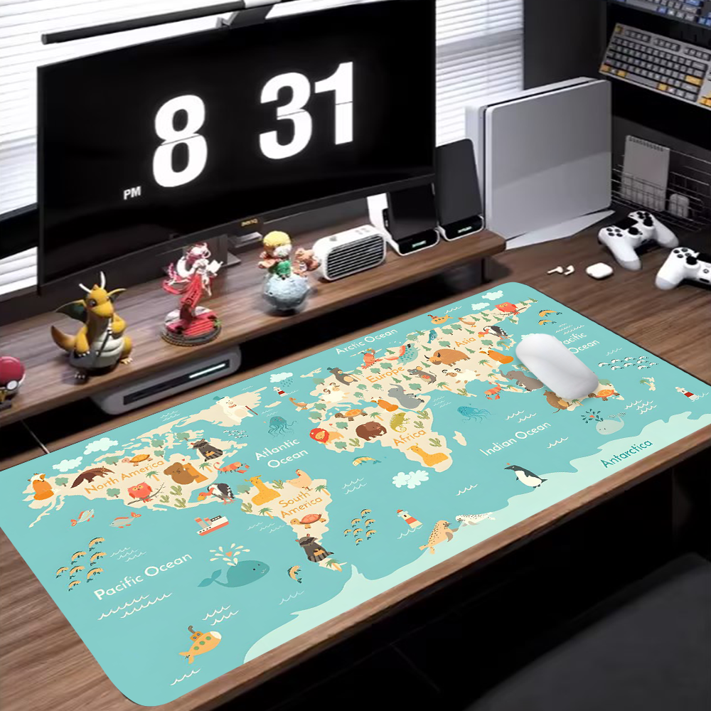 World Map Gaming Mouse Pad Ani - Laptop Accessories World recension och pris