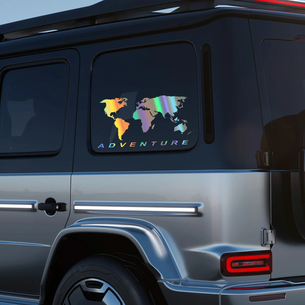 World Map Adventure Car Sticke - Laptop Accessories World recension och pris