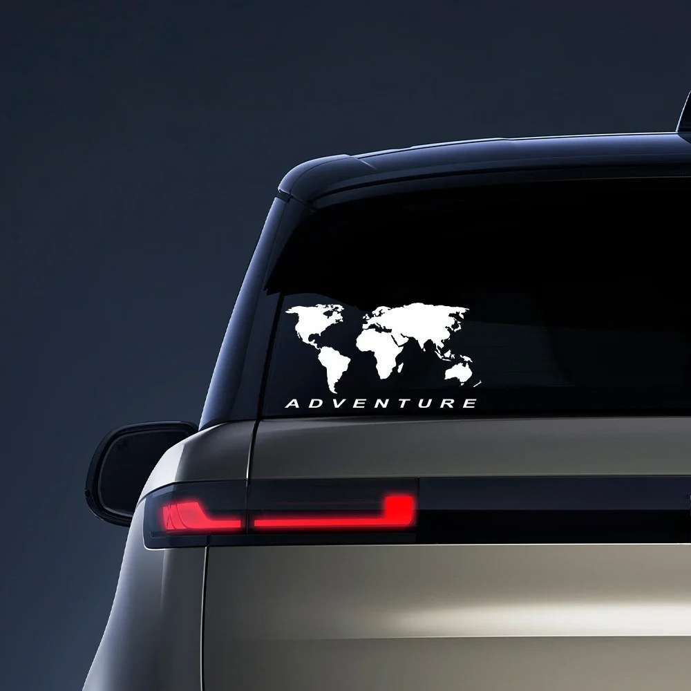 World Map Adventure Car Sticke - Laptop Accessories World recension och pris