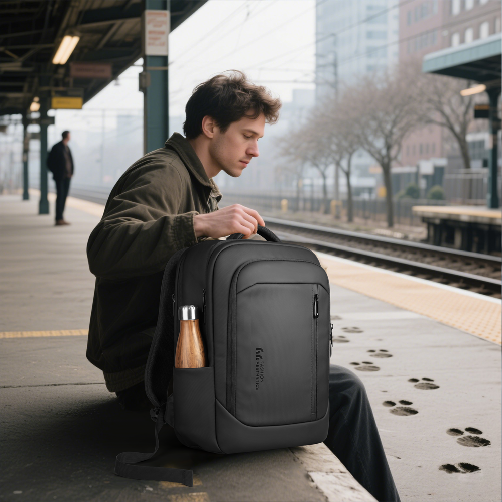 HK New Design Travel Backpack  - Laptop Bag Waterproof recension och pris