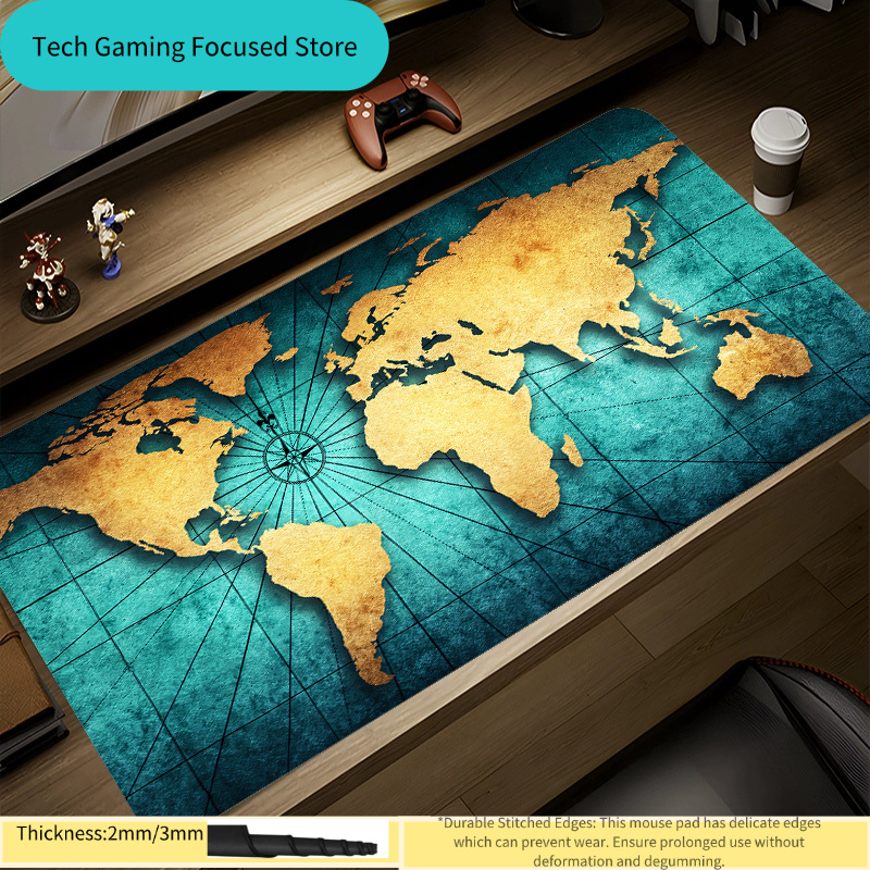 Mouse pad world map mouse pad  - Laptop Accessories World recension och pris