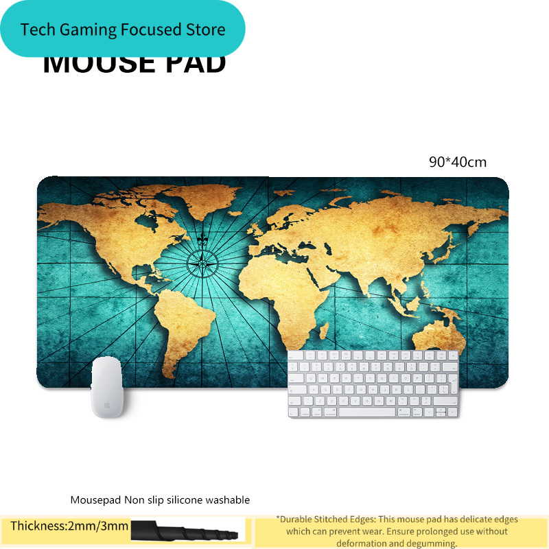 Mouse pad world map mouse pad  - Laptop Accessories World recension och pris