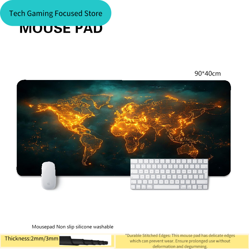 Mouse pad world map mouse pad  - Laptop Accessories World recension och pris
