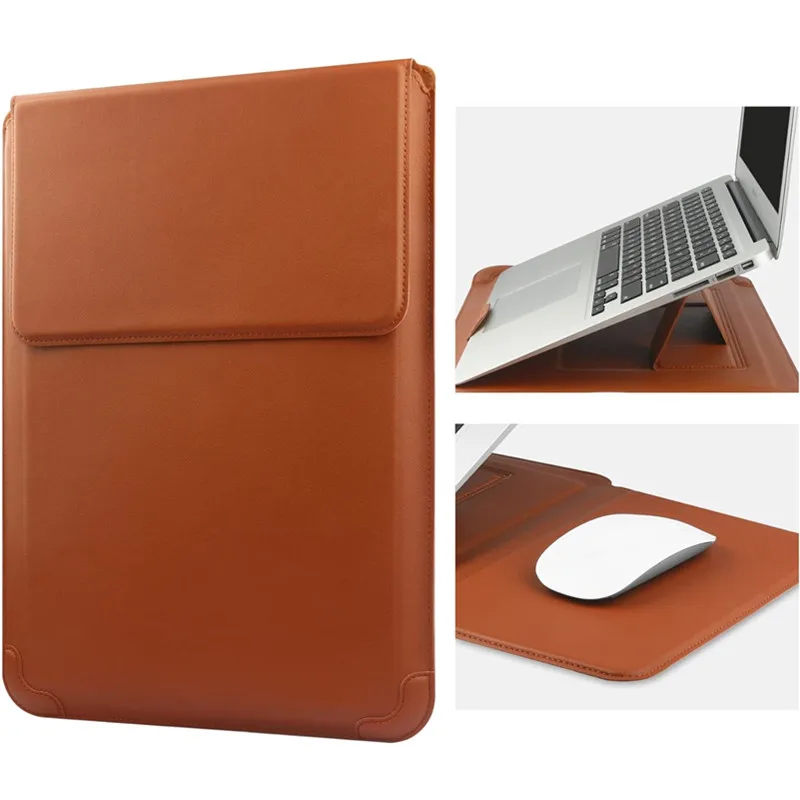Portable Leather Laptop Sleeve - Laptop Accessories Pouch recension och pris