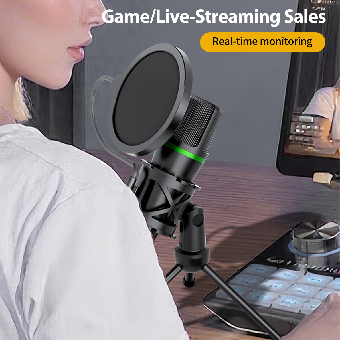 Condenser Microphone USB Wired - Laptop Accessories And Gadgets recension och pris