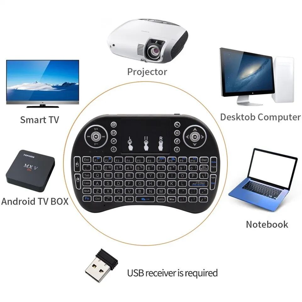 Mini Wireless Keyboard 2.4G No - Laptop Accessories And Gadgets recension och pris
