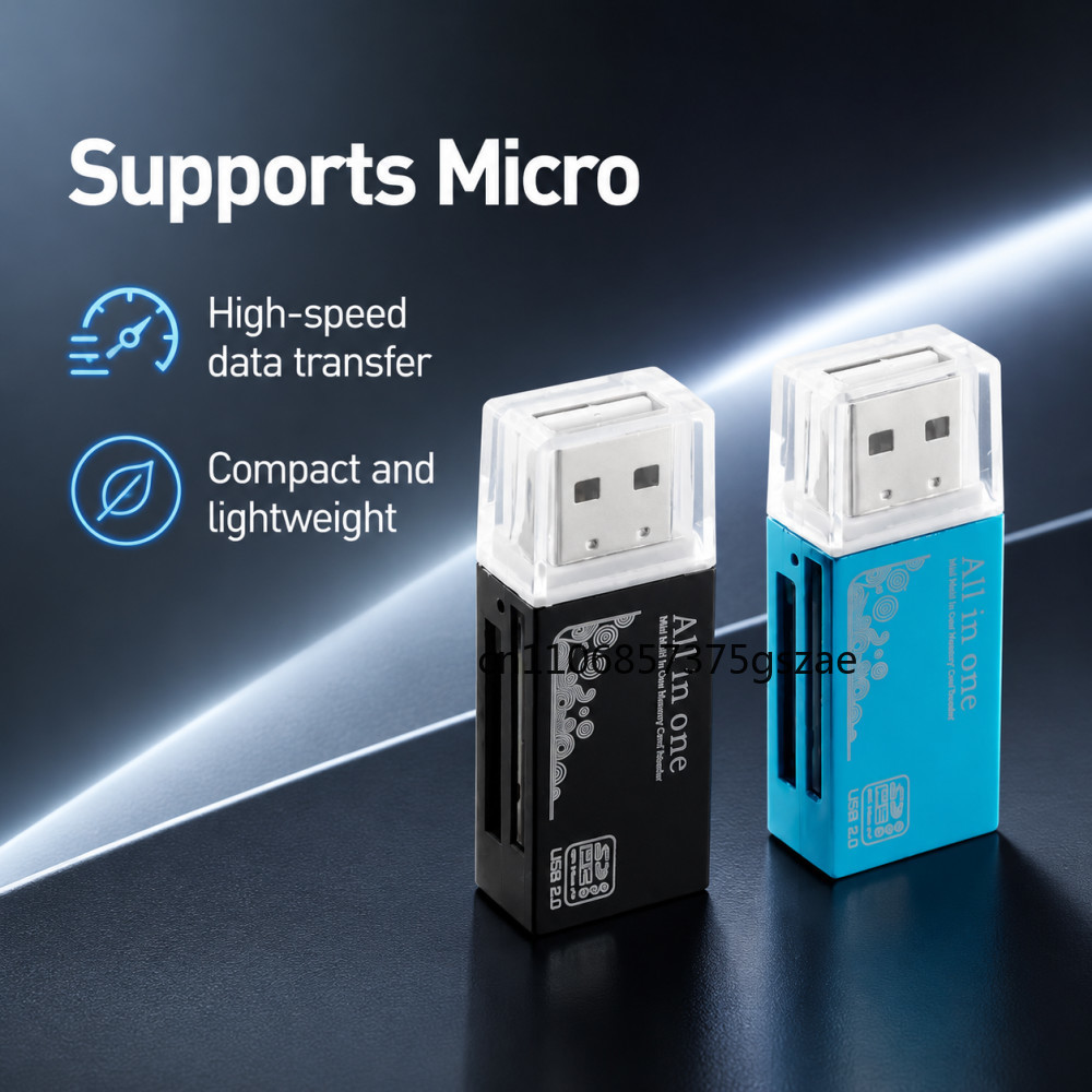 2 in 1 USB2.0 Card Reader Micr - Laptop Accessories World recension och pris