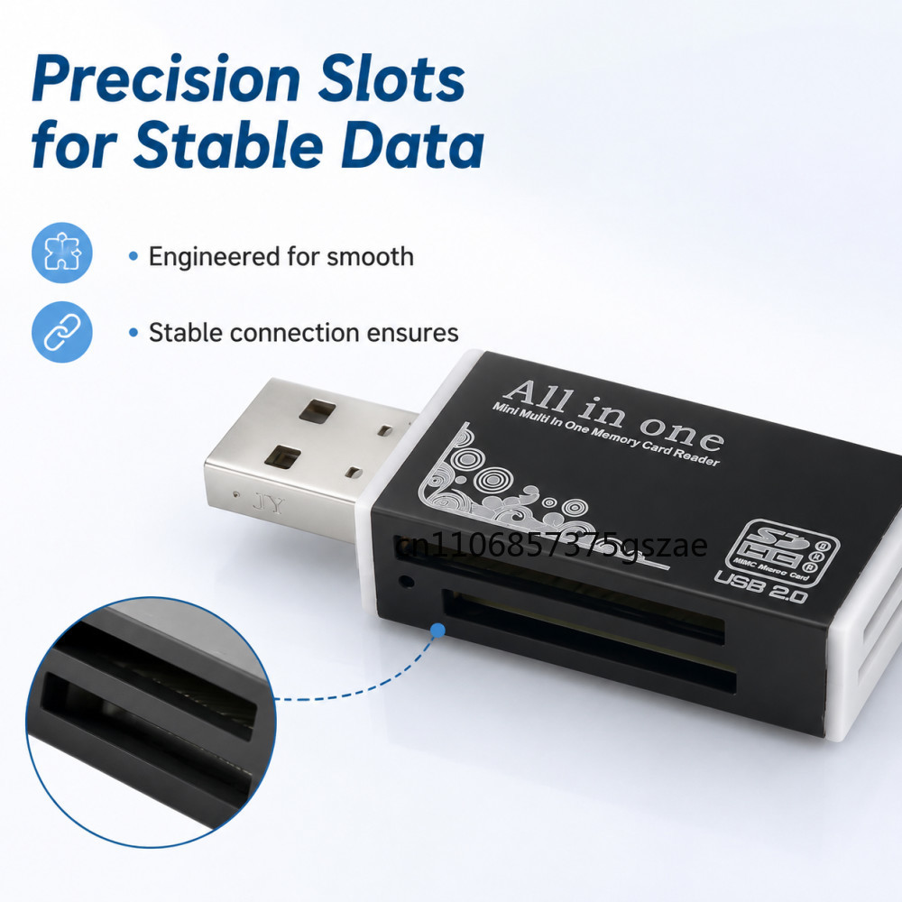 2 in 1 USB2.0 Card Reader Micr - Laptop Accessories World recension och pris