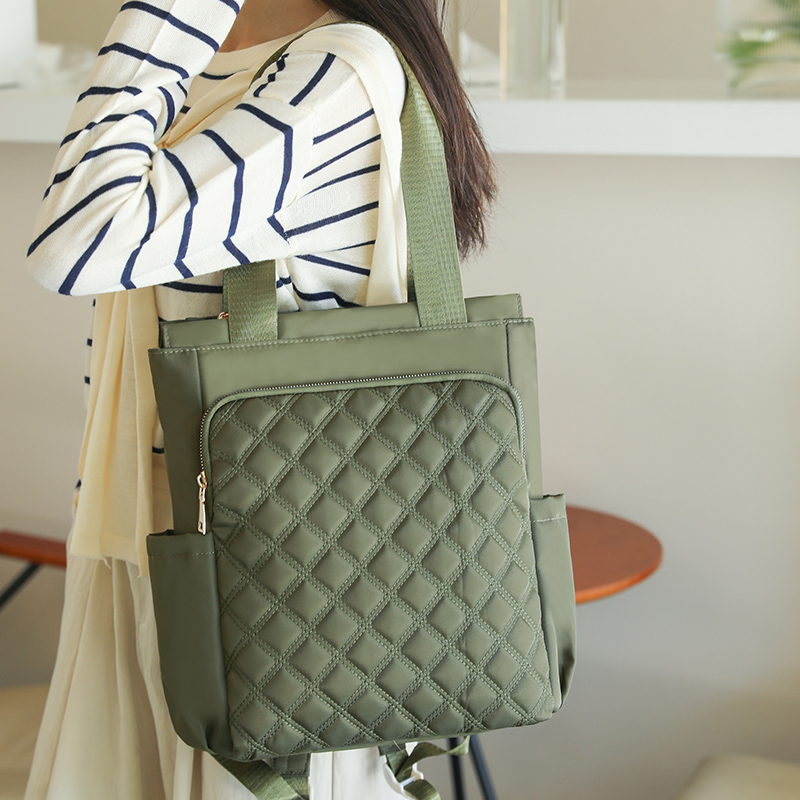 Fashion Plaid Backpack Women W - Laptop Bag Waterproof recension och pris