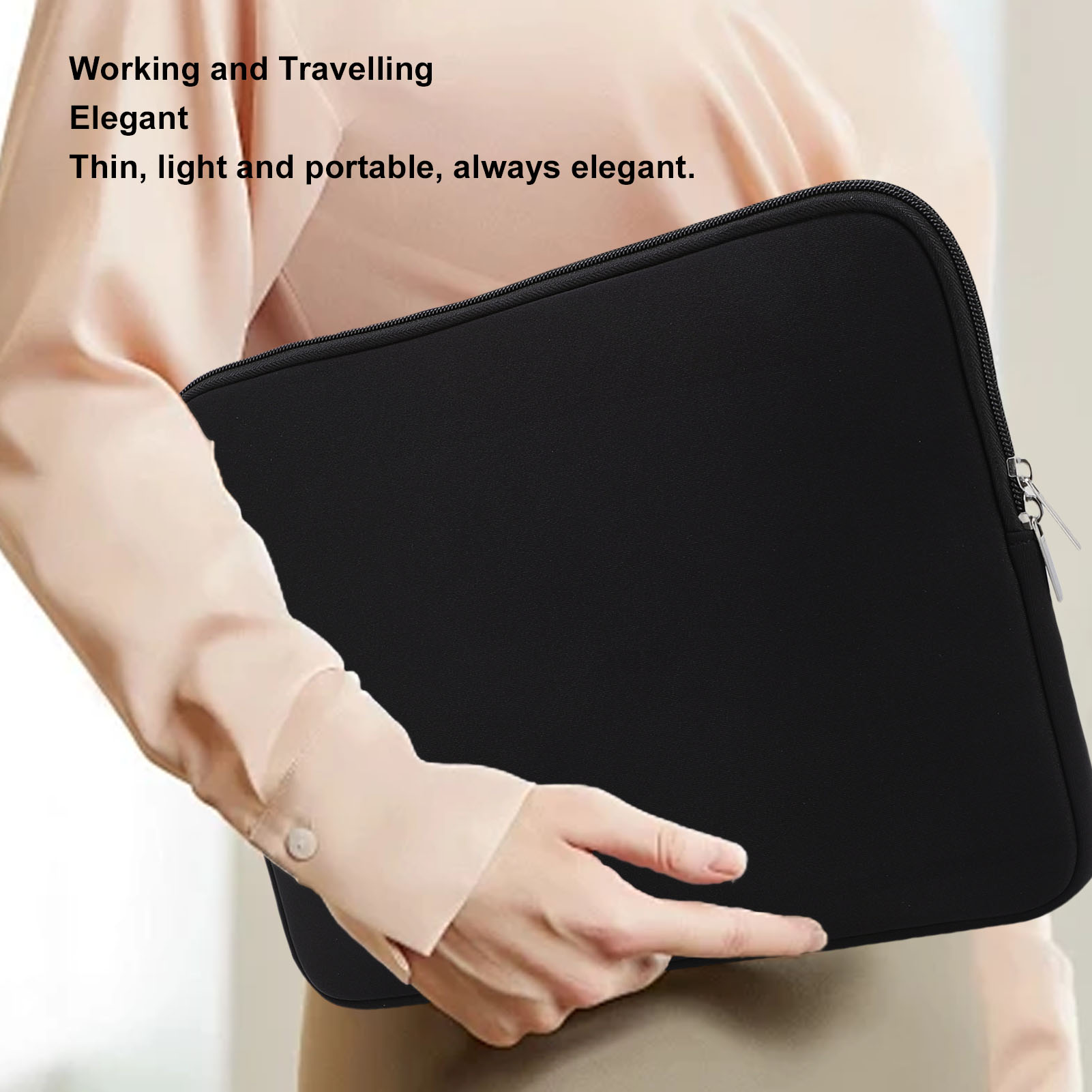 Tablet Bag Black Water Proof N - Laptop Sleeve Neoprene recension och pris