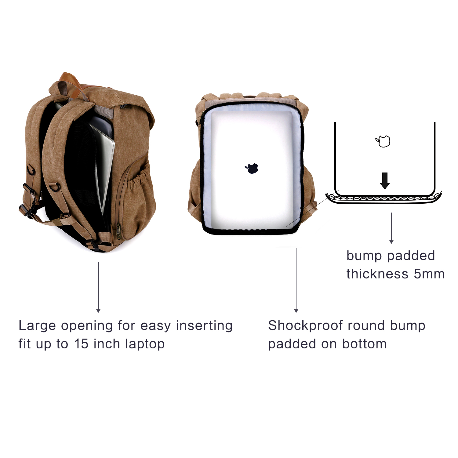 BAGSMART Camera Bag DSLR Photo - Laptop Bag Waterproof recension och pris