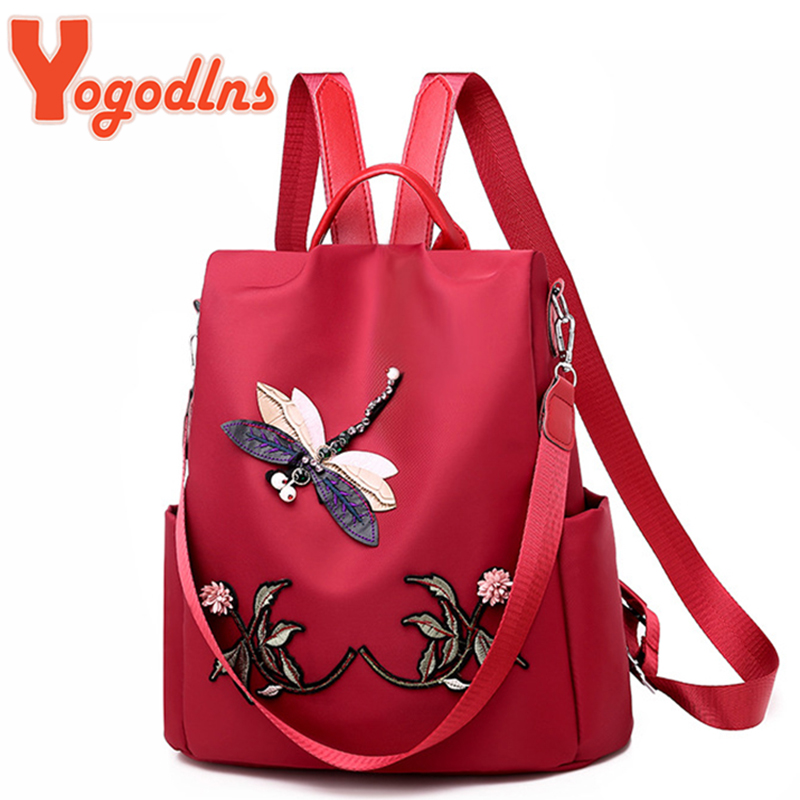 Yogodlns Fashion Embroidery Ba - Laptop Bag Waterproof recension och pris