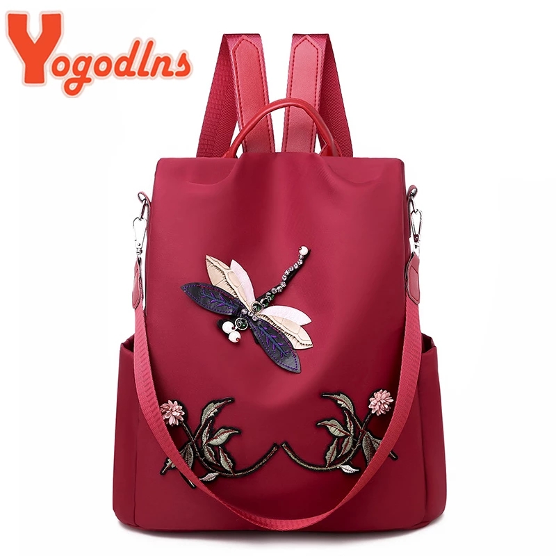 Yogodlns Fashion Embroidery Ba - Laptop Bag Waterproof recension och pris