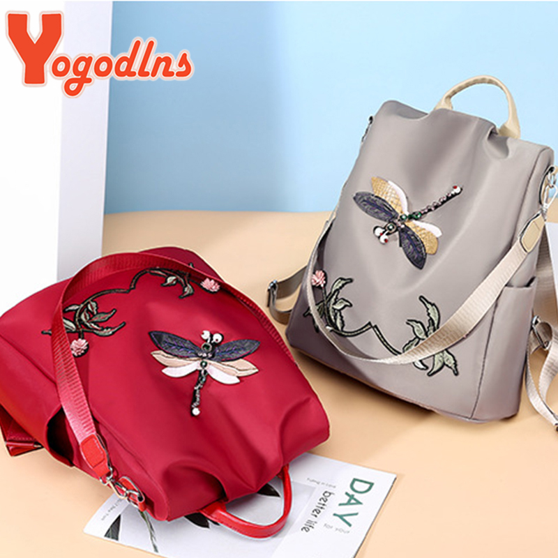 Yogodlns Fashion Embroidery Ba - Laptop Bag Waterproof recension och pris
